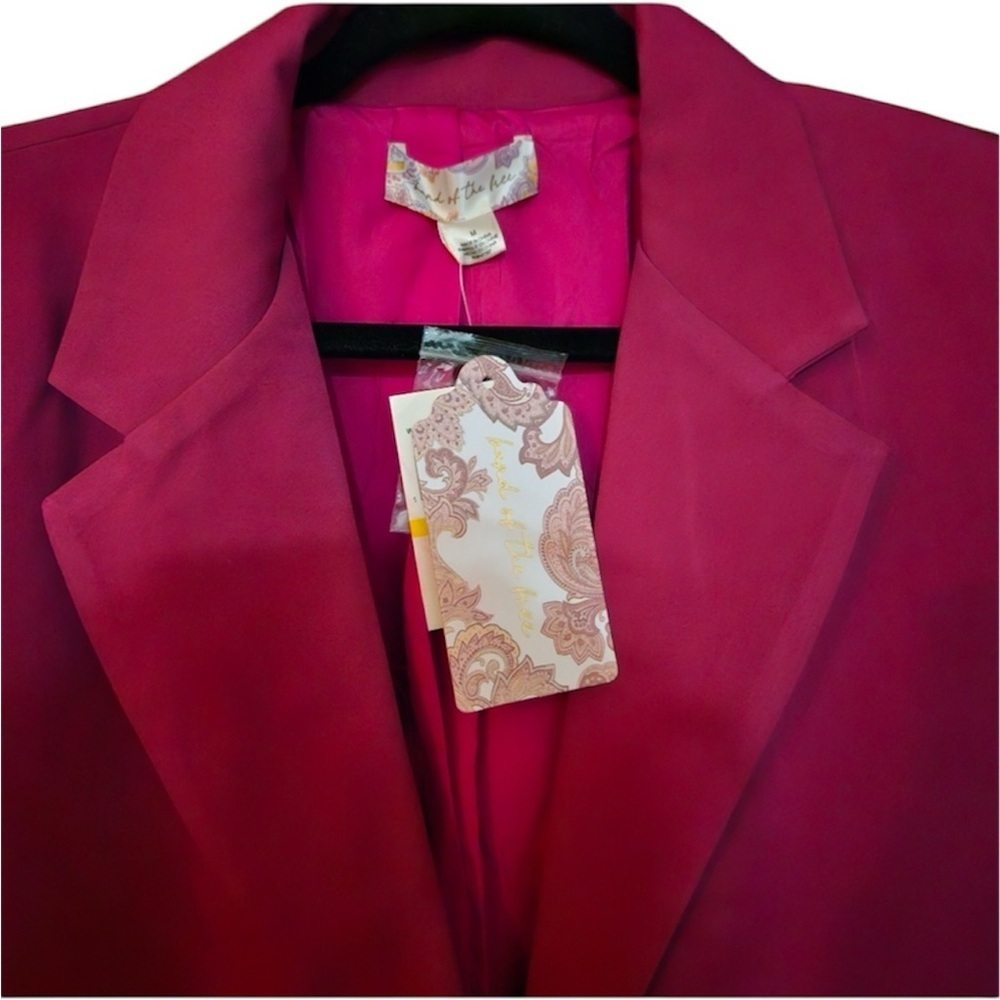 NWT Band of the Free Oversized One Button Blazer Size Large - Picture 3 of 4